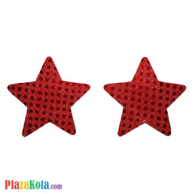 N021 - Nipple Cover Disposable Bintang Merah - Photo 1