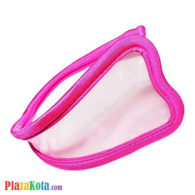 CS009 - Celana Dalam Wanita C-String Seksi Love Magenta Transparan - Photo 1